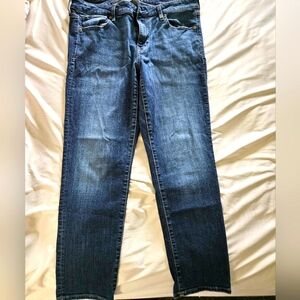 American Eagle Women's Skinny Blue Jeans Size 14 Short